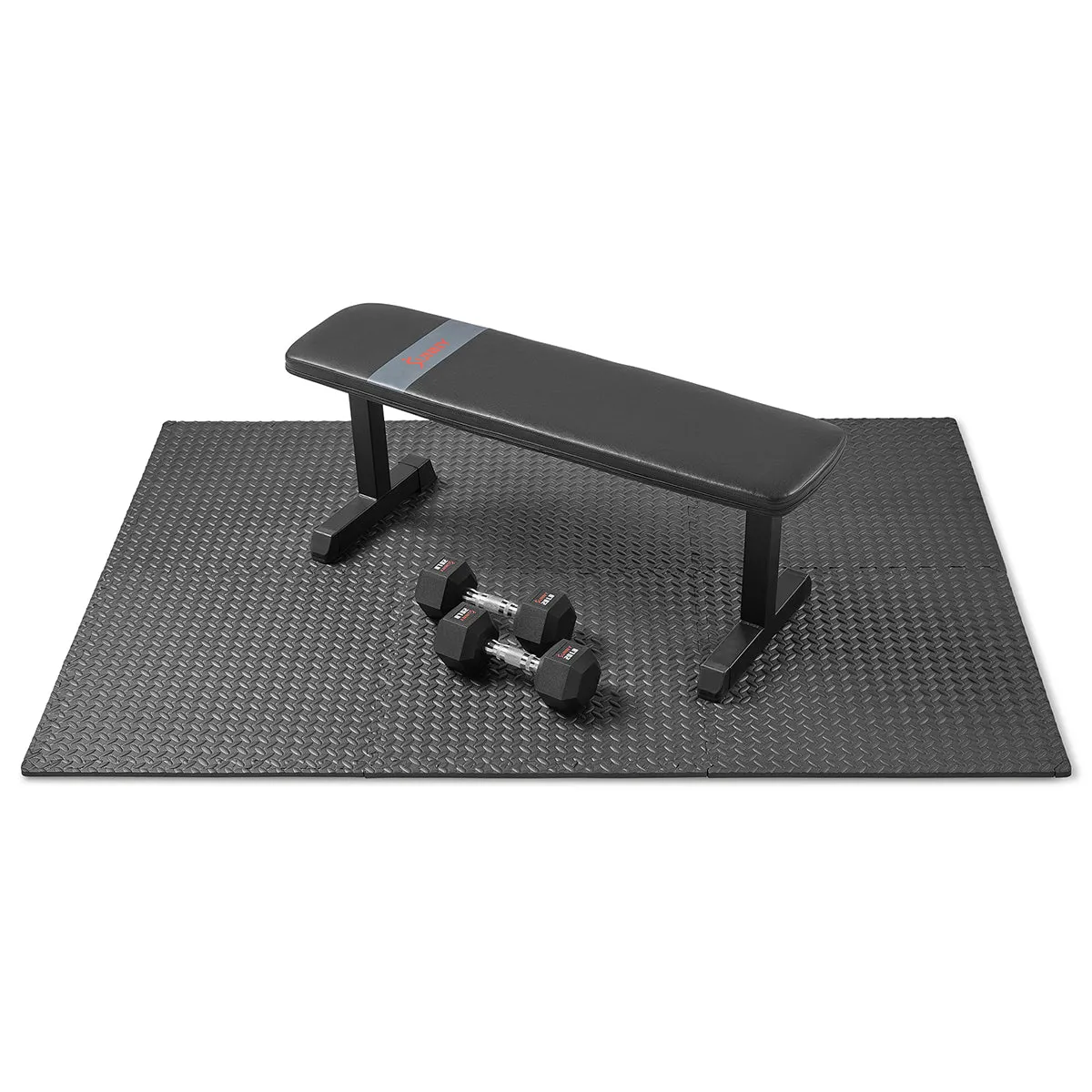 ½ Inch Thick Puzzle Exercise Mat - Black