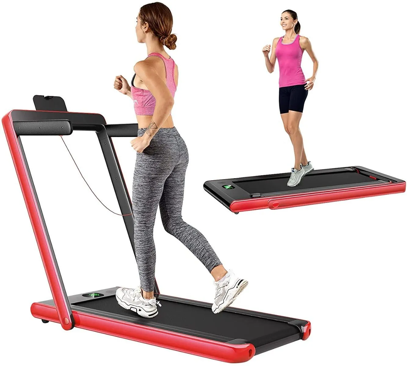 1-12Kph Folding Electric Treadmill with Bluetooth Capability