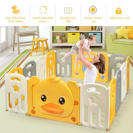 14-Panel Foldable Baby with Sound