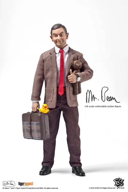 1:6 Officialy Licensed Mr BEAN Figure (2 Headsculpts   2 Outfits) ZcWorld (EX-DISPLAY AS_IS)