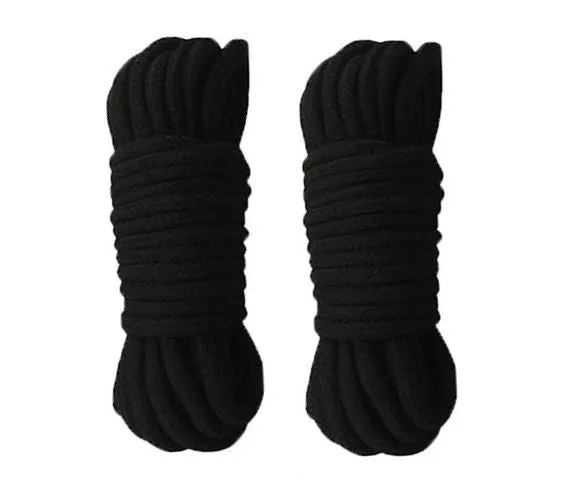 2 packs of 32 feet long 8mm thick Durable Soft Cotton Rope