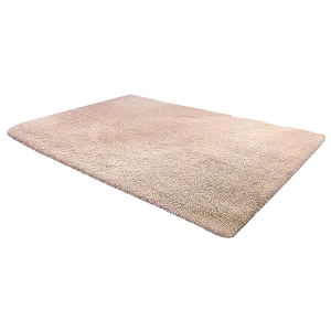 230x160cm Floor Rugs Large Shaggy Rug Area Carpet Bedroom Living Room Mat - Beige