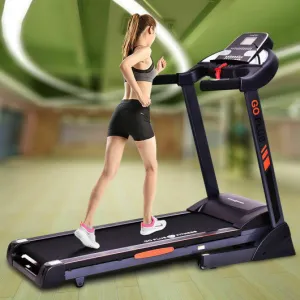 2.5 HP Folding Electric Power Running Fitness Machine-Orange