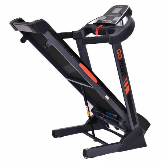 2.5 HP Folding Electric Power Running Fitness Machine-Orange