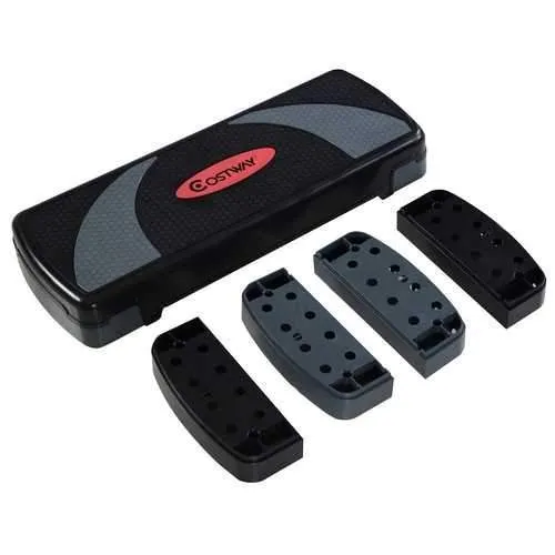 31" Adjustable Fitness Aerobic Step with Riser