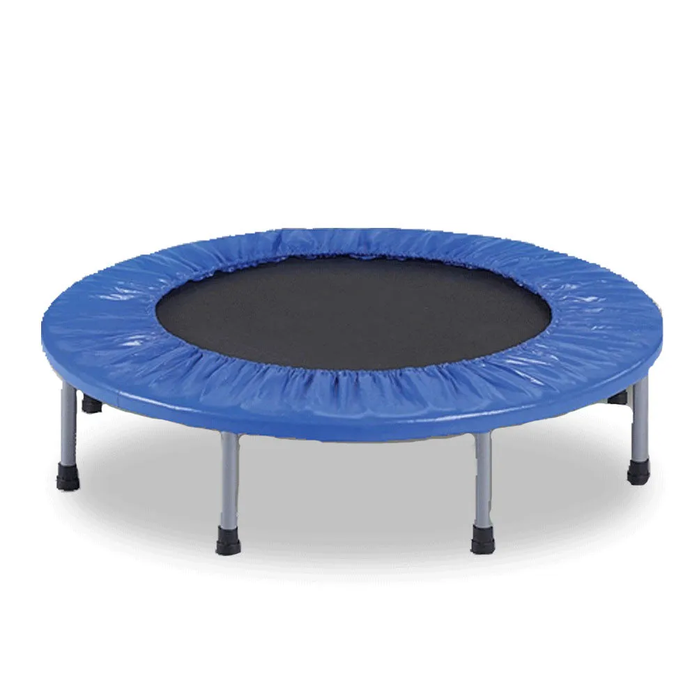 36" Mini Trampoline Jogger Rebounder Home Gym Workout Fitness Blue