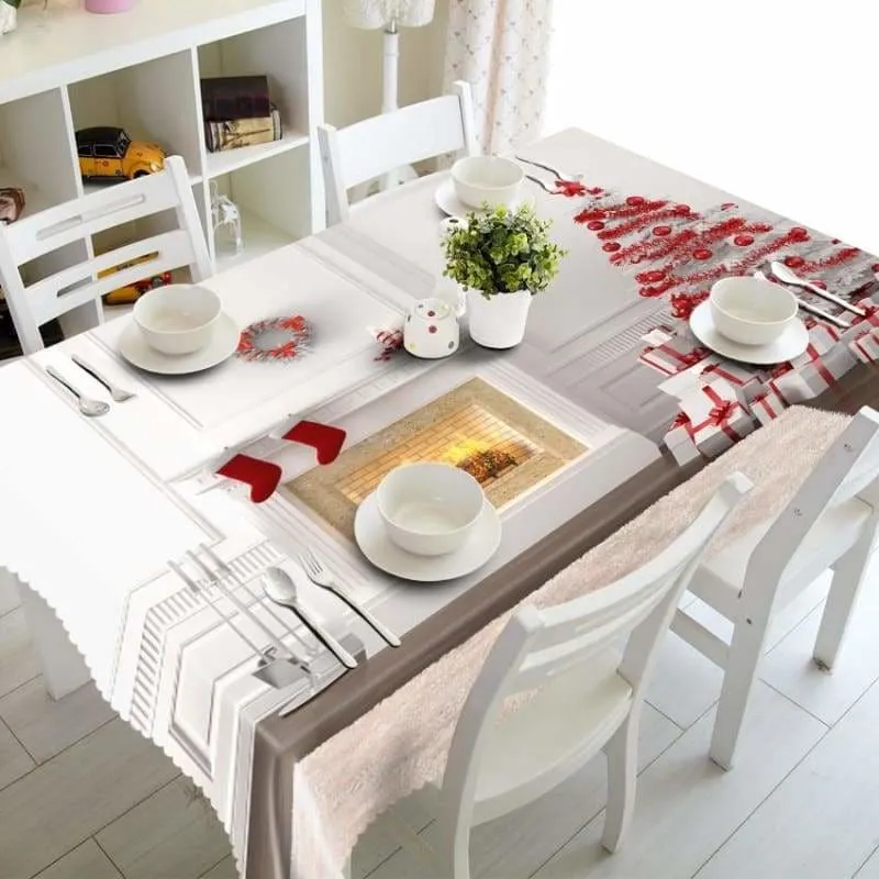 3D Christmas Tablecloth Just For You