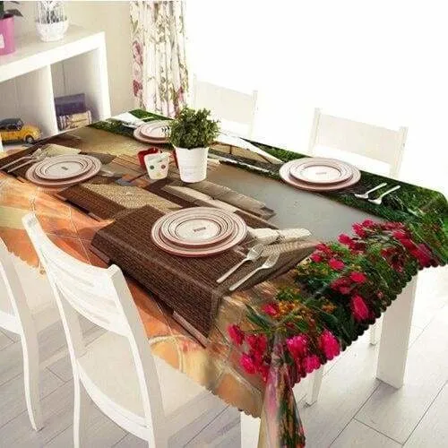 3D Christmas Tablecloth Just For You