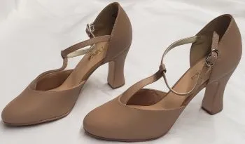 3" Jocelyn II -- T-Strap Character Shoe -- Caramel