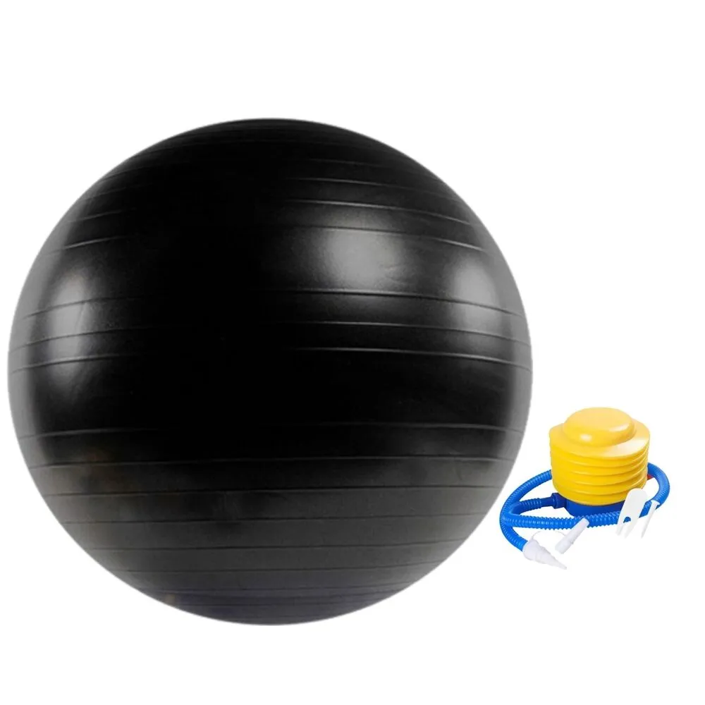 55cm Anti-Burst Non-Slip Yoga Ball with Pump for Home & Gym