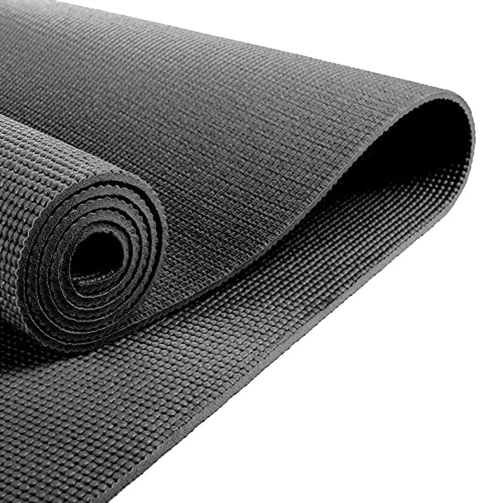 6mm Yoga Mats Soft Non Slip Exercise Mat - Black