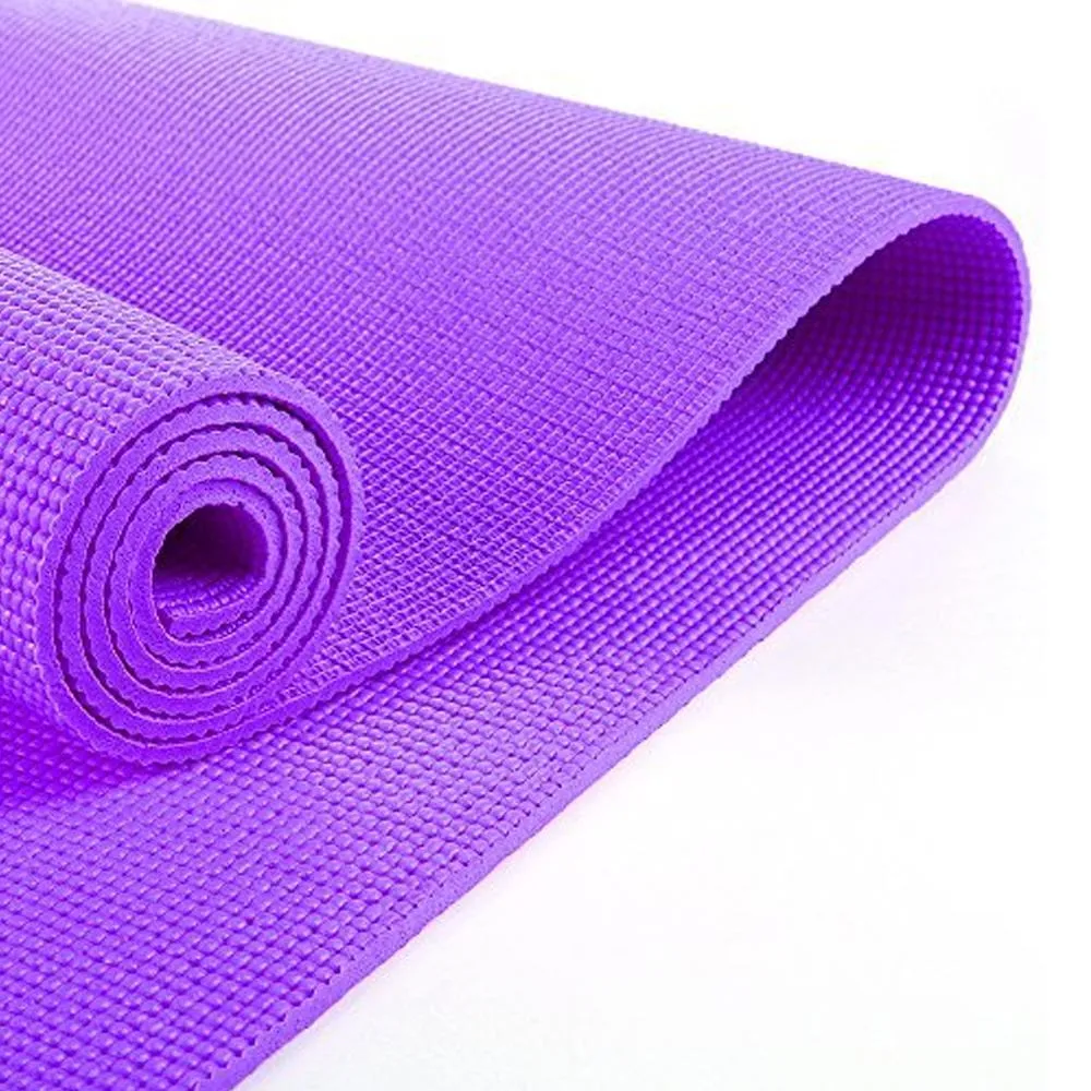 6mm Yoga Mats Soft Non Slip Exercise Mat - Purple