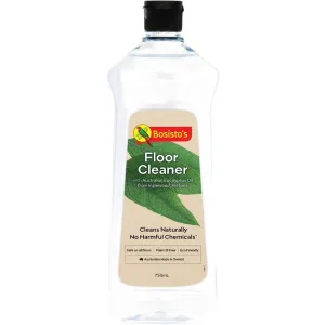 750ml Floor Cleaner Bosisto's Natural Eucalyptus Oil Wood Tile Marble Granite