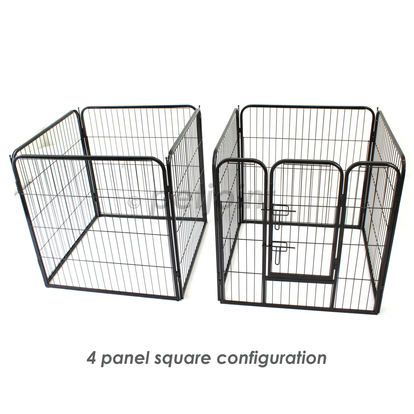 8 Panel Large Pet Puppy Dog Play Pen Exercise Cage Fence Heavy Duty