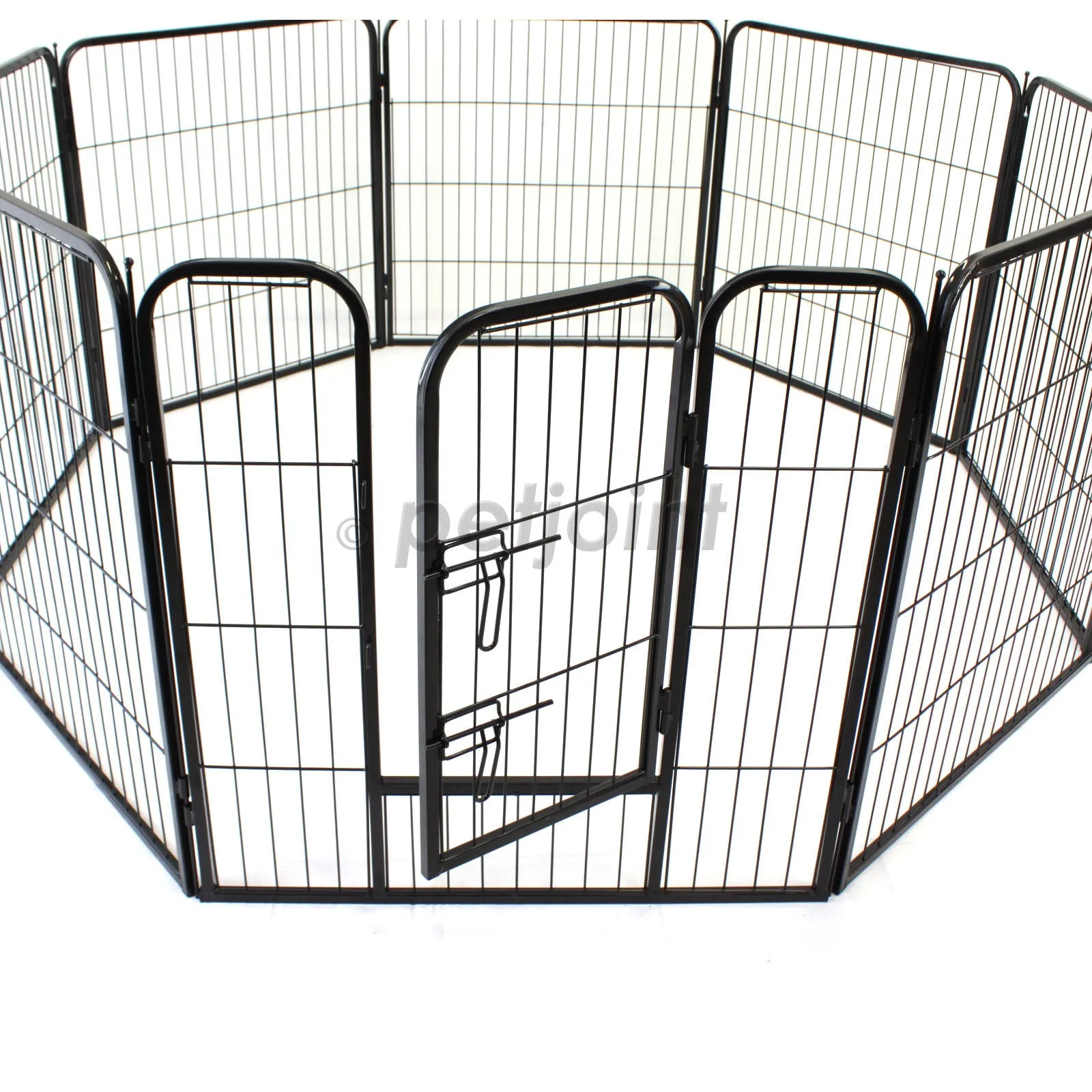 8 Panel Large Pet Puppy Dog Play Pen Exercise Cage Fence Heavy Duty