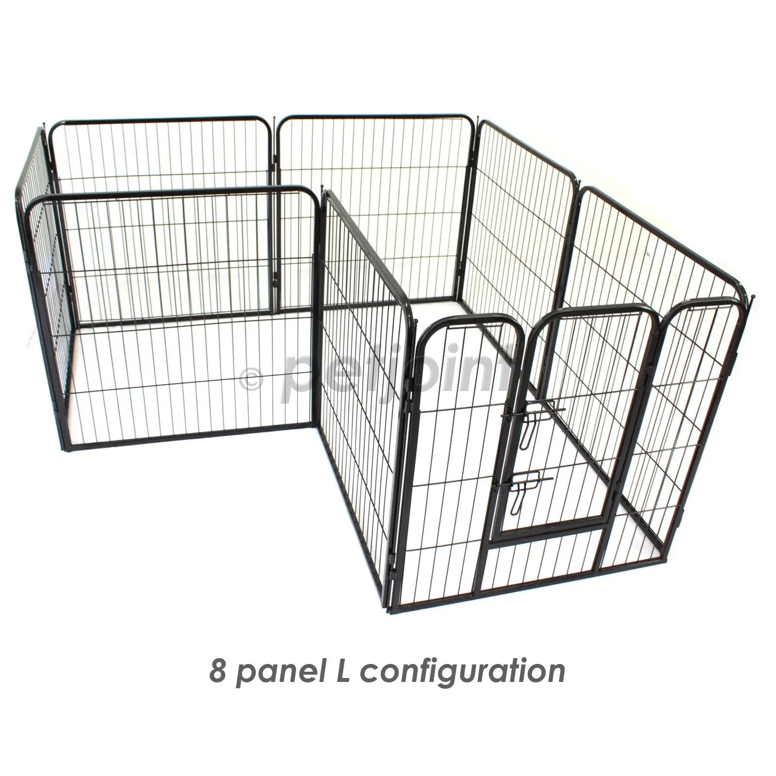 8 Panel Large Pet Puppy Dog Play Pen Exercise Cage Fence Heavy Duty