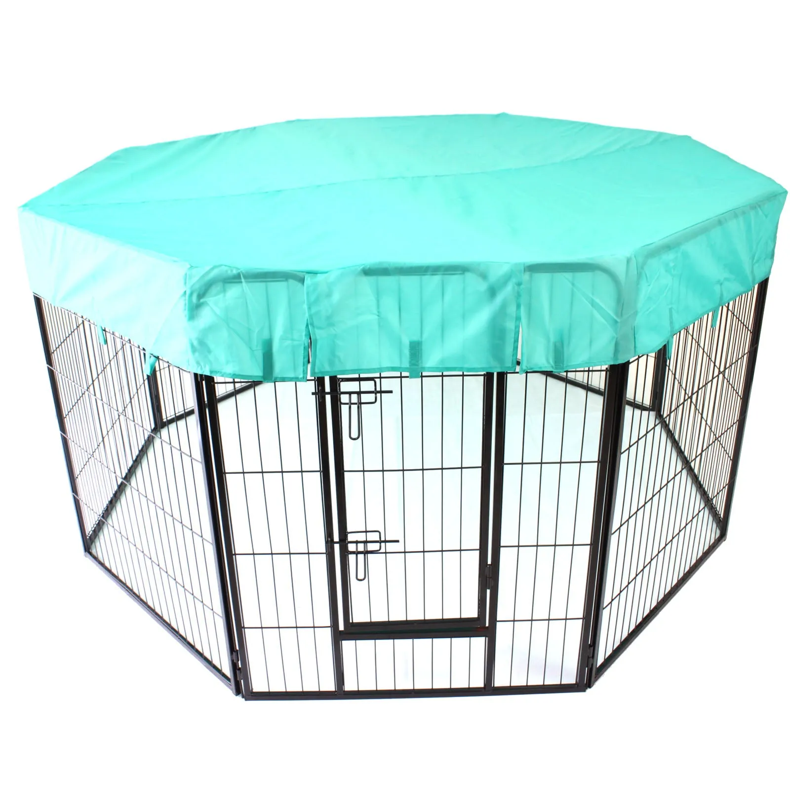 8 Panel Large Pet Puppy Dog Play Pen Exercise Cage Fence Heavy Duty