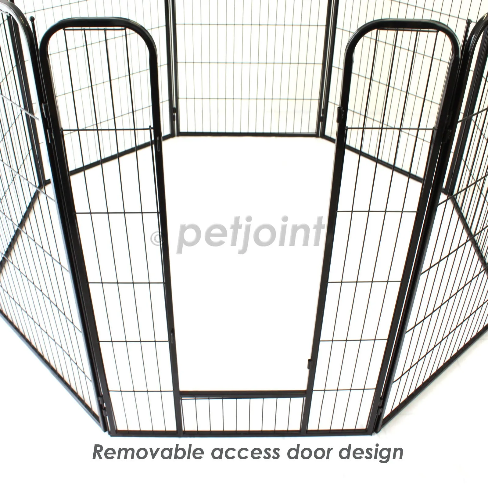 8 Panel Large Pet Puppy Dog Play Pen Exercise Cage Fence Heavy Duty