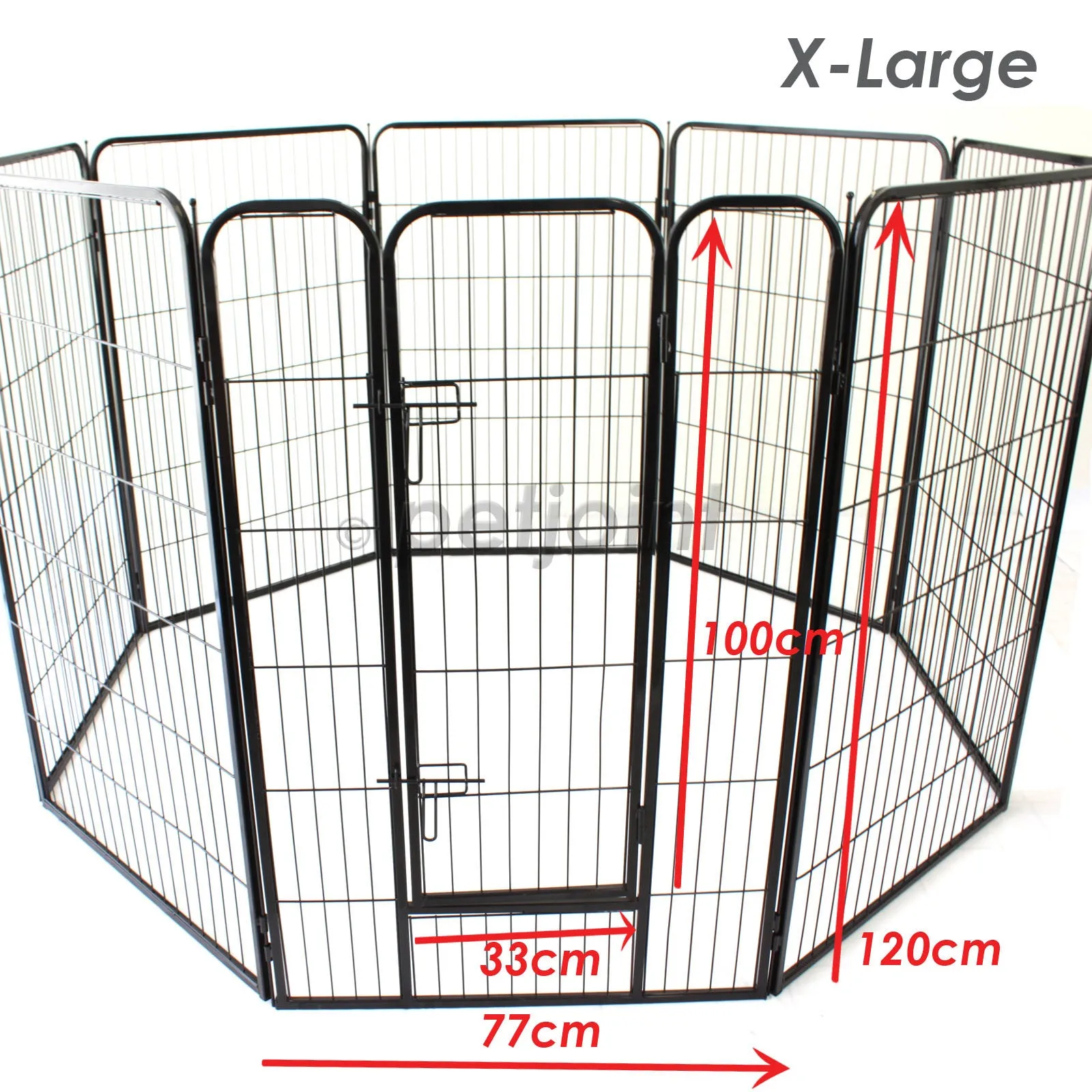 8 Panel XL Large Pet Puppy Dog PlayPen Exercise Cage Fencing HeavyDuty