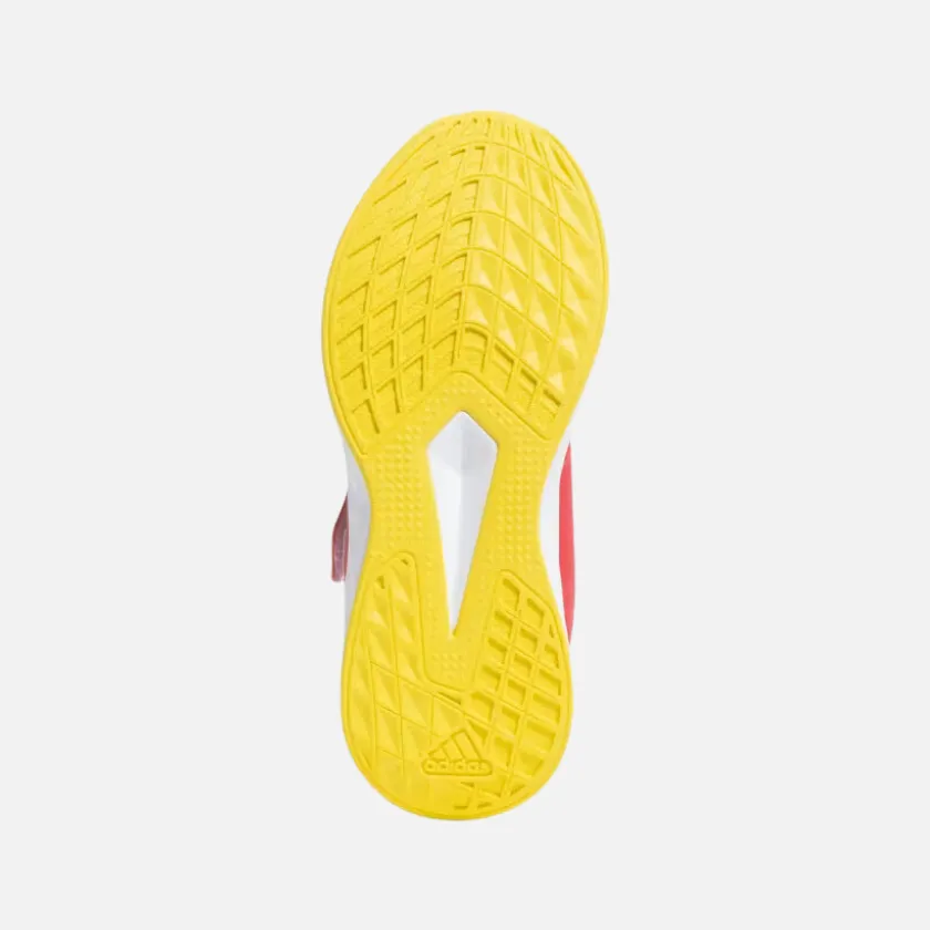 Adidas Volantrun 2.0 Kids Unisex shoes (8-15 Years) - Better Scarlet/Wonder Gold Met./Impact Yellow