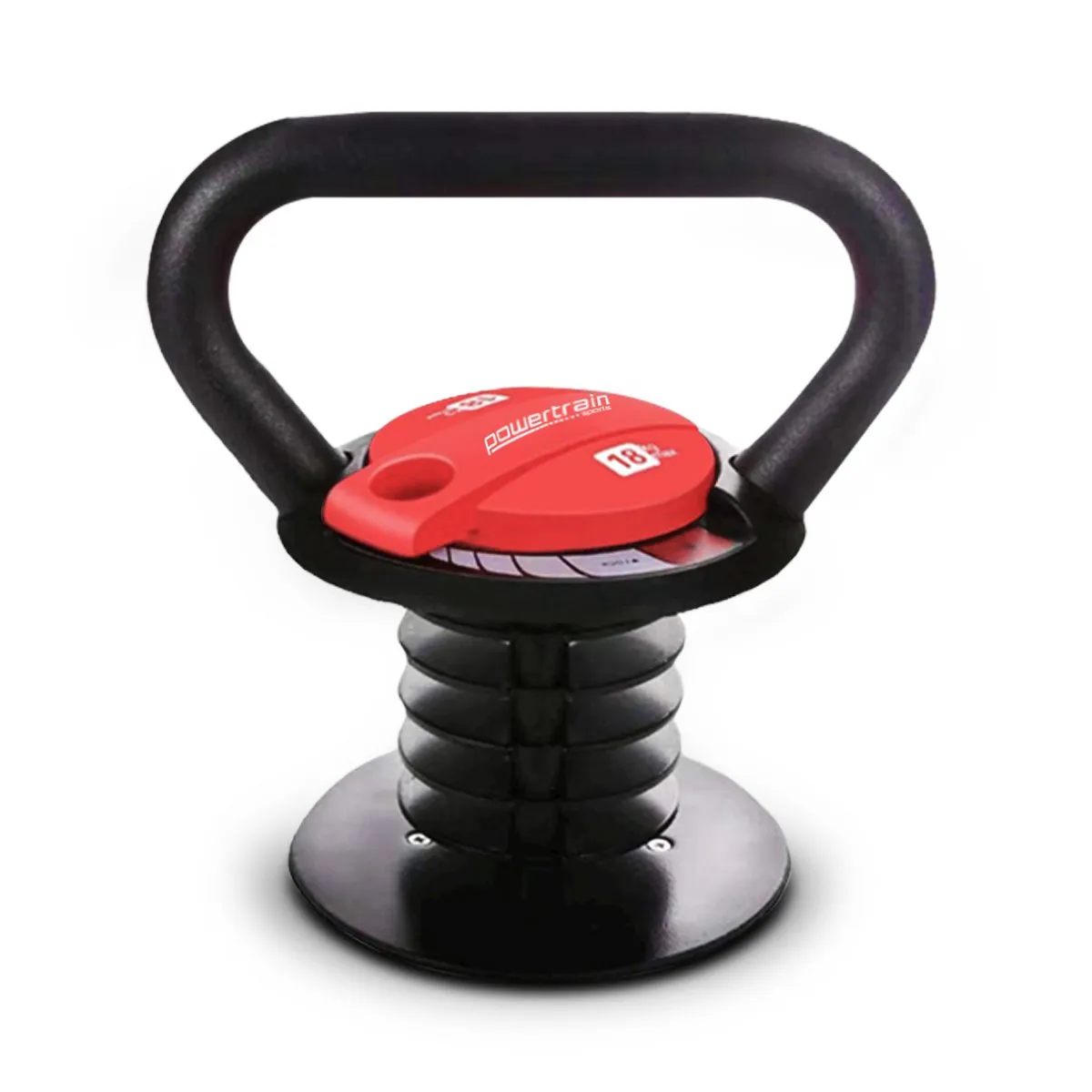 Adjustable 18kg Kettlebells, Quick Lock, Sturdy, Set of 2