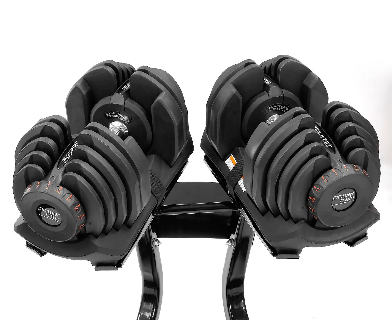 Adjustable 40kg Dumbbells Set with Stand, 17 Weights