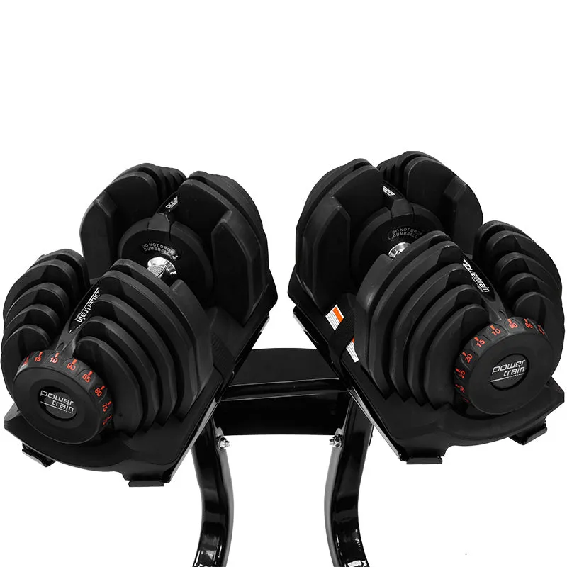 Adjustable 40kg Dumbbells Set with Stand, 17 Weights