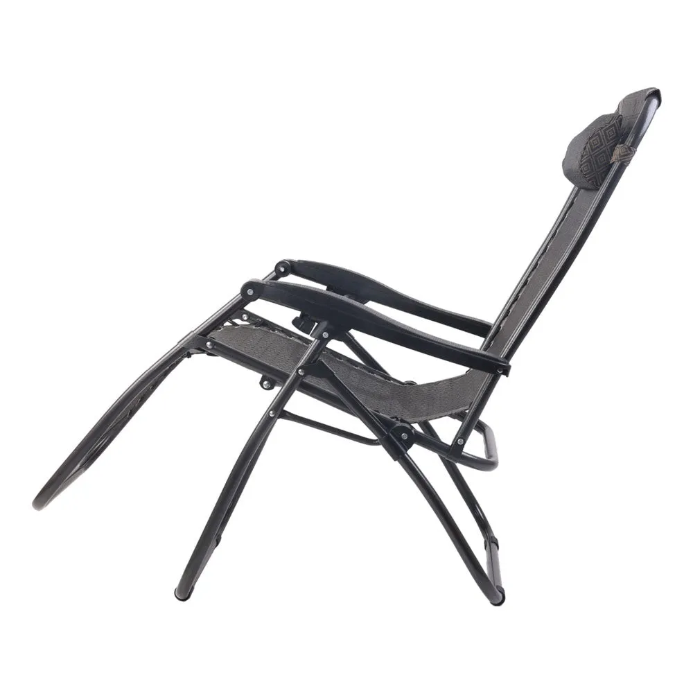 Adjustable Outdoor Recliner Folding Zero Gravity Chair 2PC Gardeon