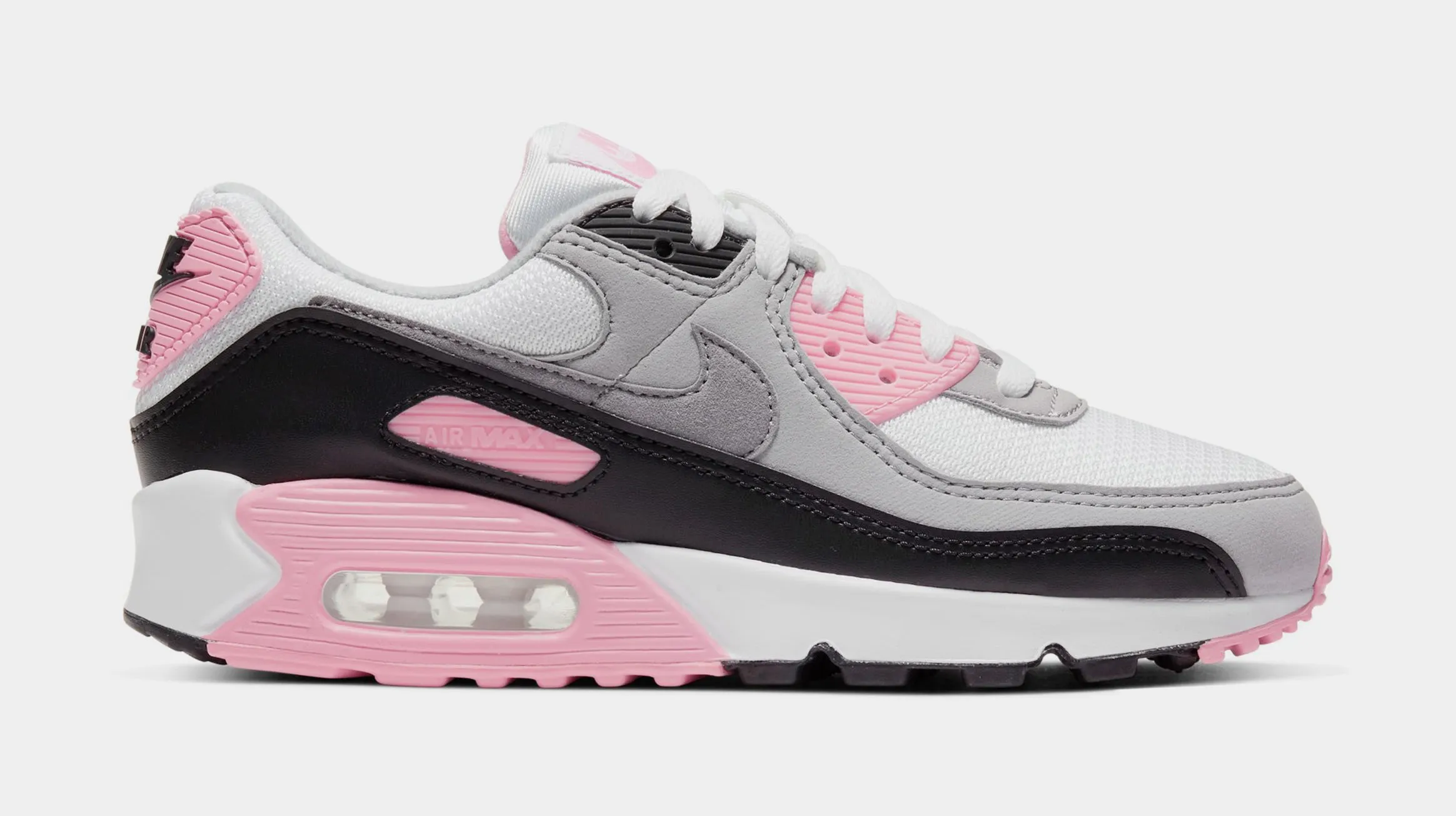 Air Max 90 Recraft Rose Womens Running Shoes (Grey/Pink)