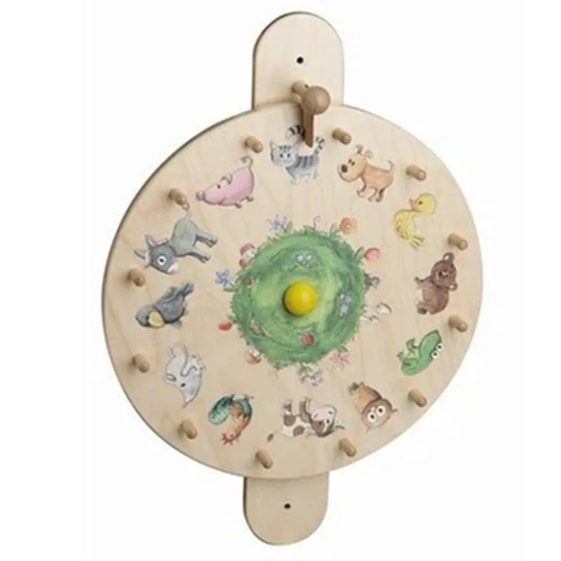 Animal Turntable Exercise Wall Activity Panel