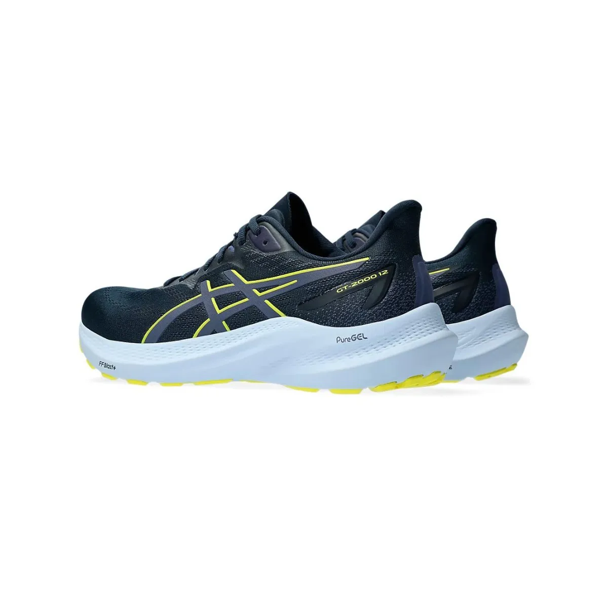 Asics GT2000 12 Black Yellow SS24 Shoes