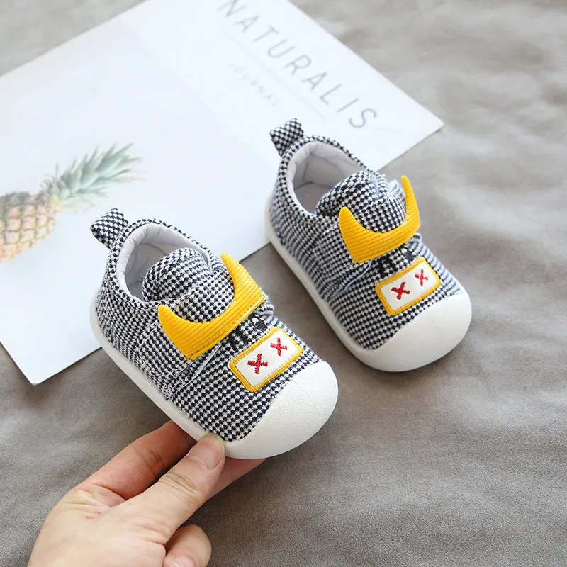 Baby Toddler Shoes Cotton And Linen Breathable Soft Sole