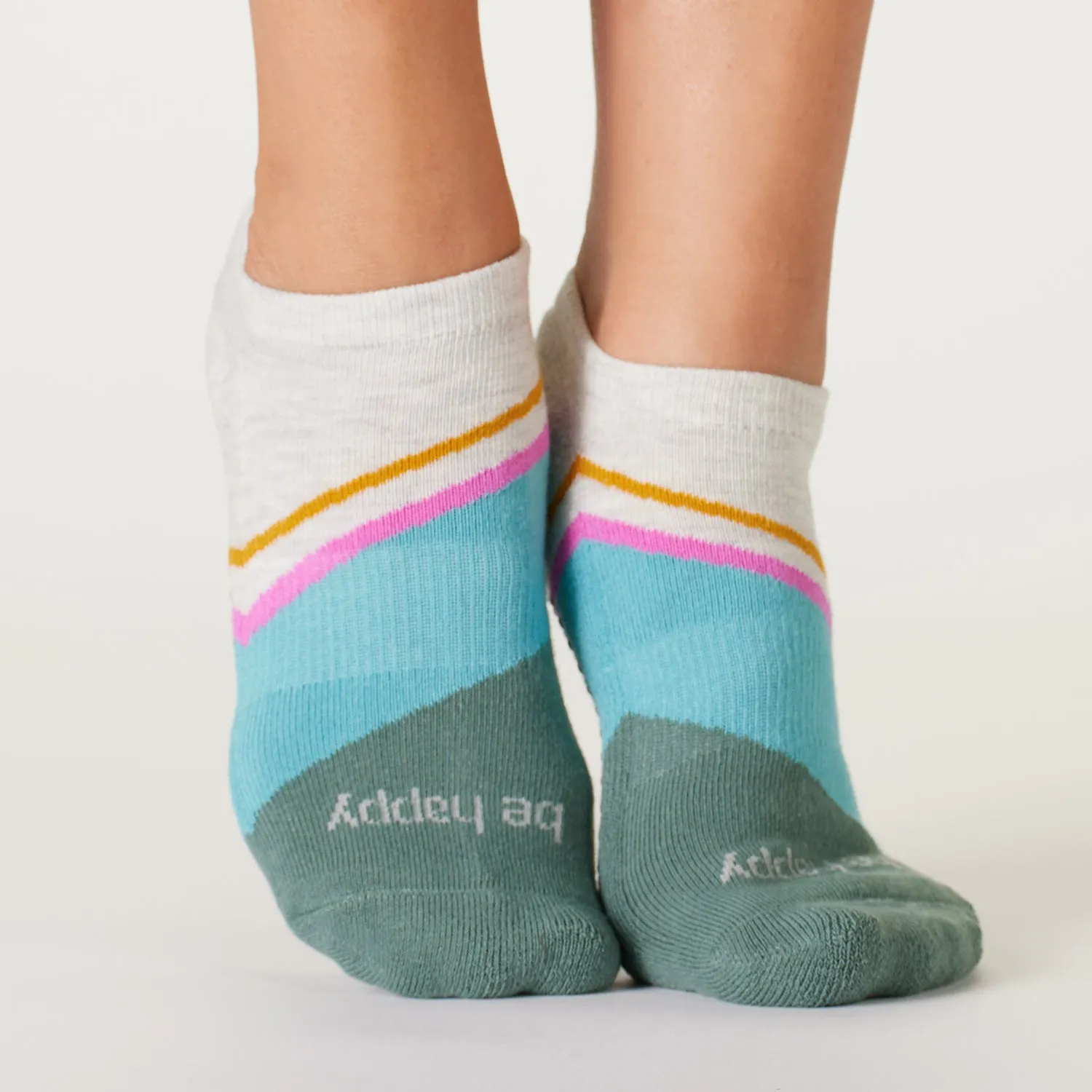 Be Happy Laila Grip Socks (Juniper)