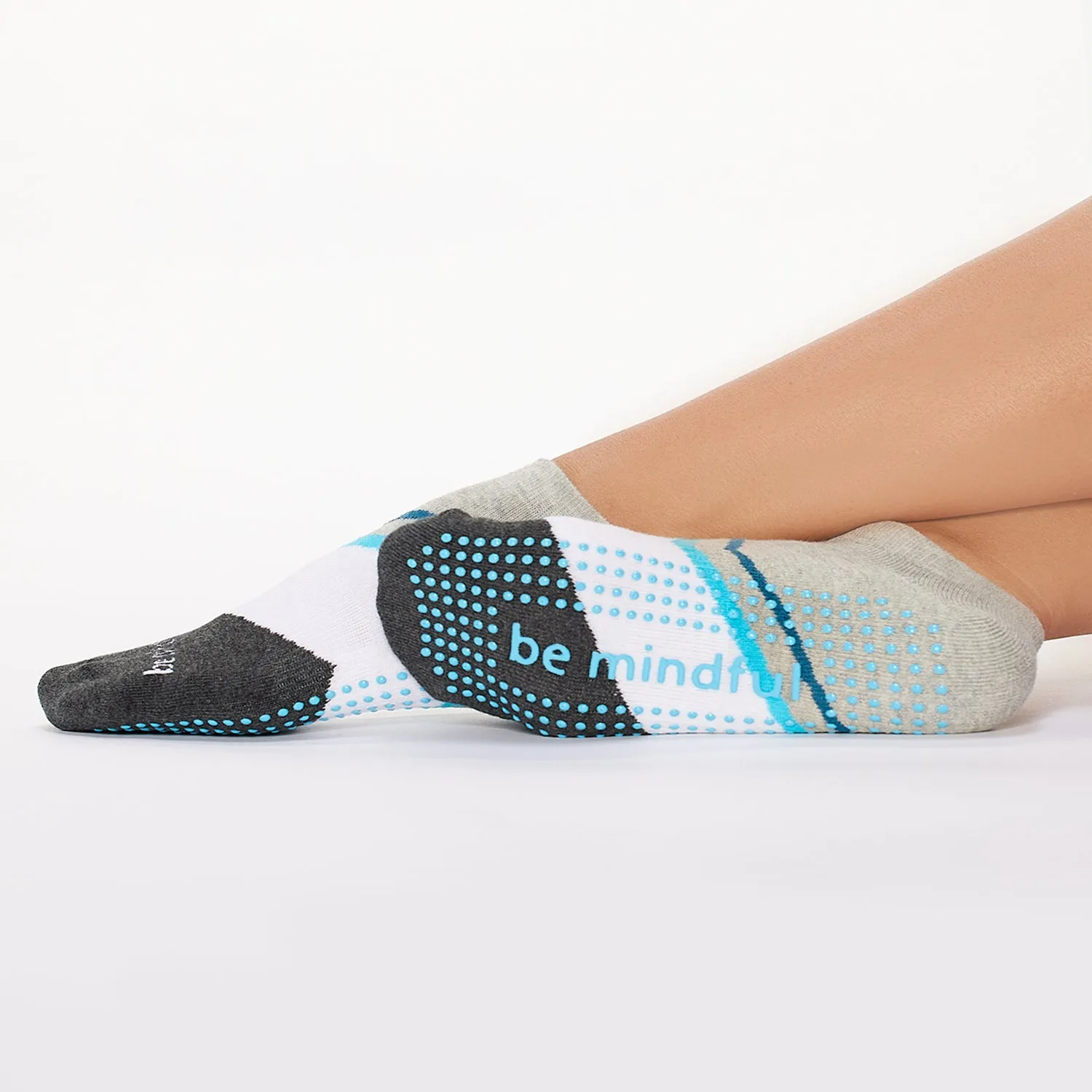 Be Mindful Laila Grip Socks (Island)