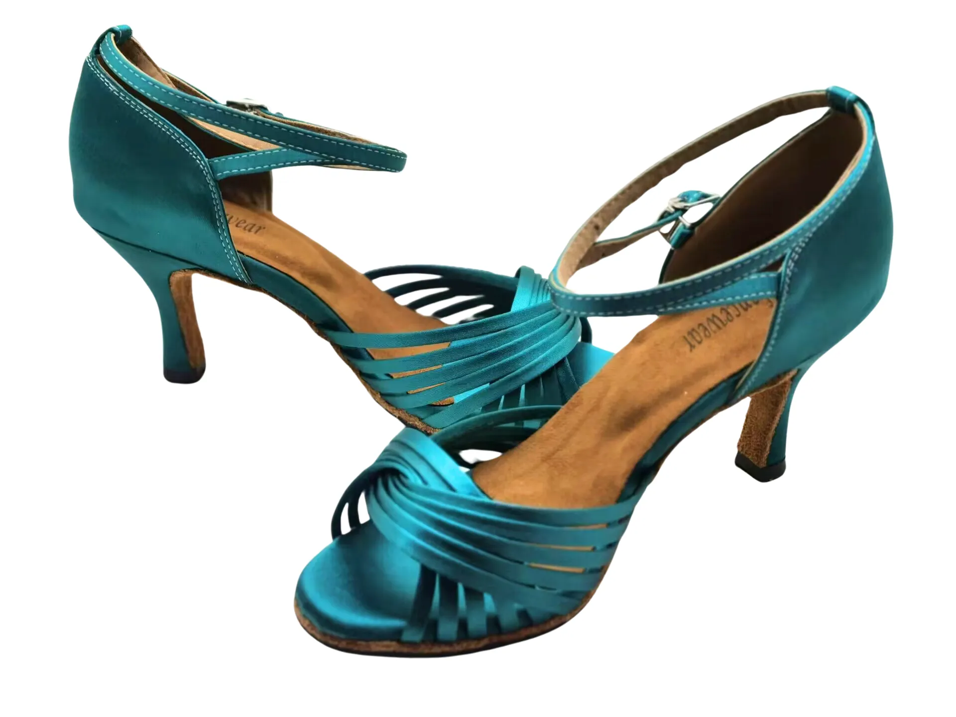 Best Shoes for Salsa Latin Dance Turquoise Color