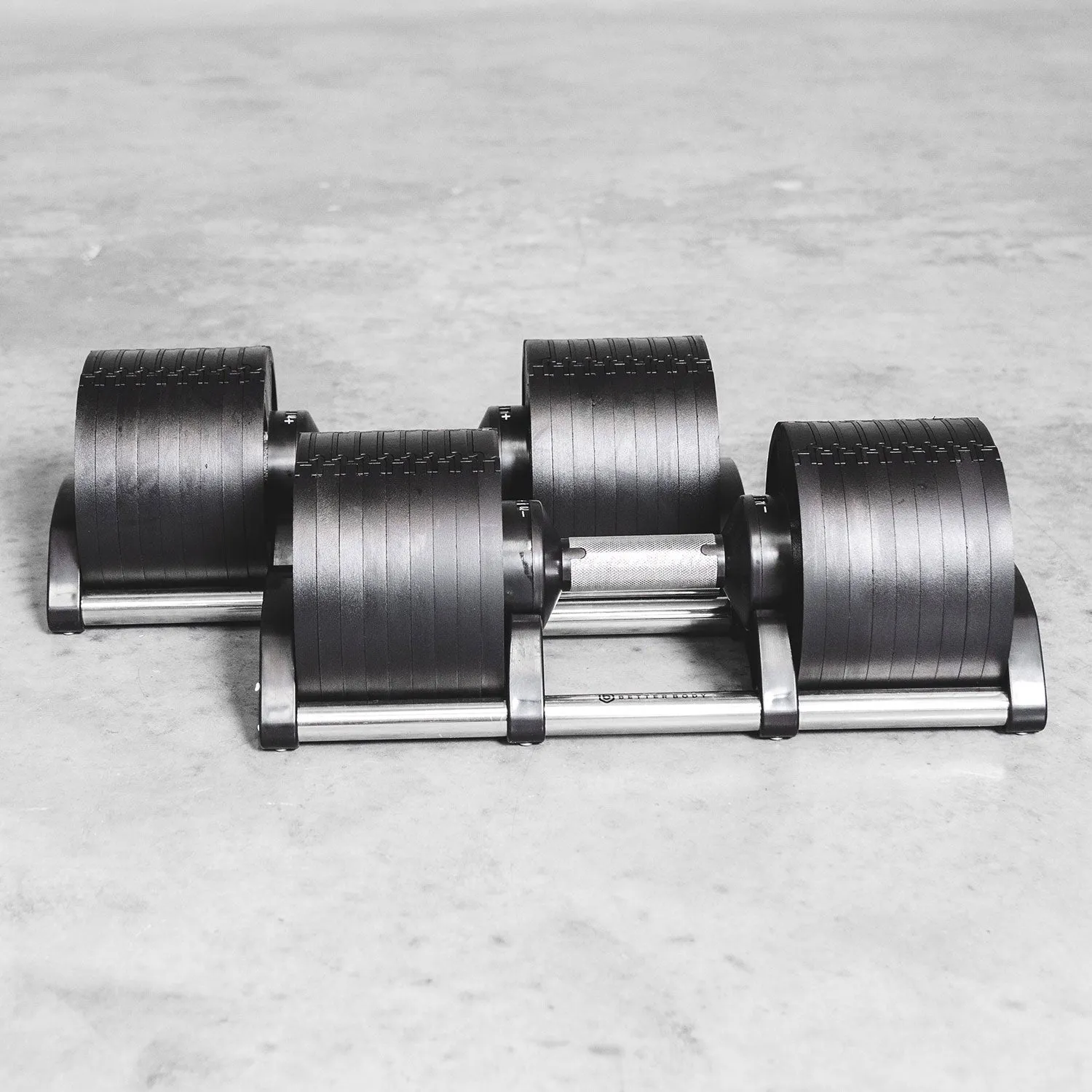 Better Body Twist Adjustable Dumbbell Bundle | 5 - 44 lbs & Bench