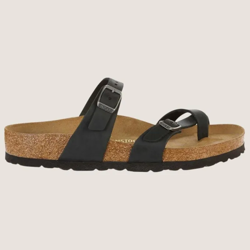 Birkenstock Mayari Regular Oiled Leather (Classic Footbed   Suede Lined)