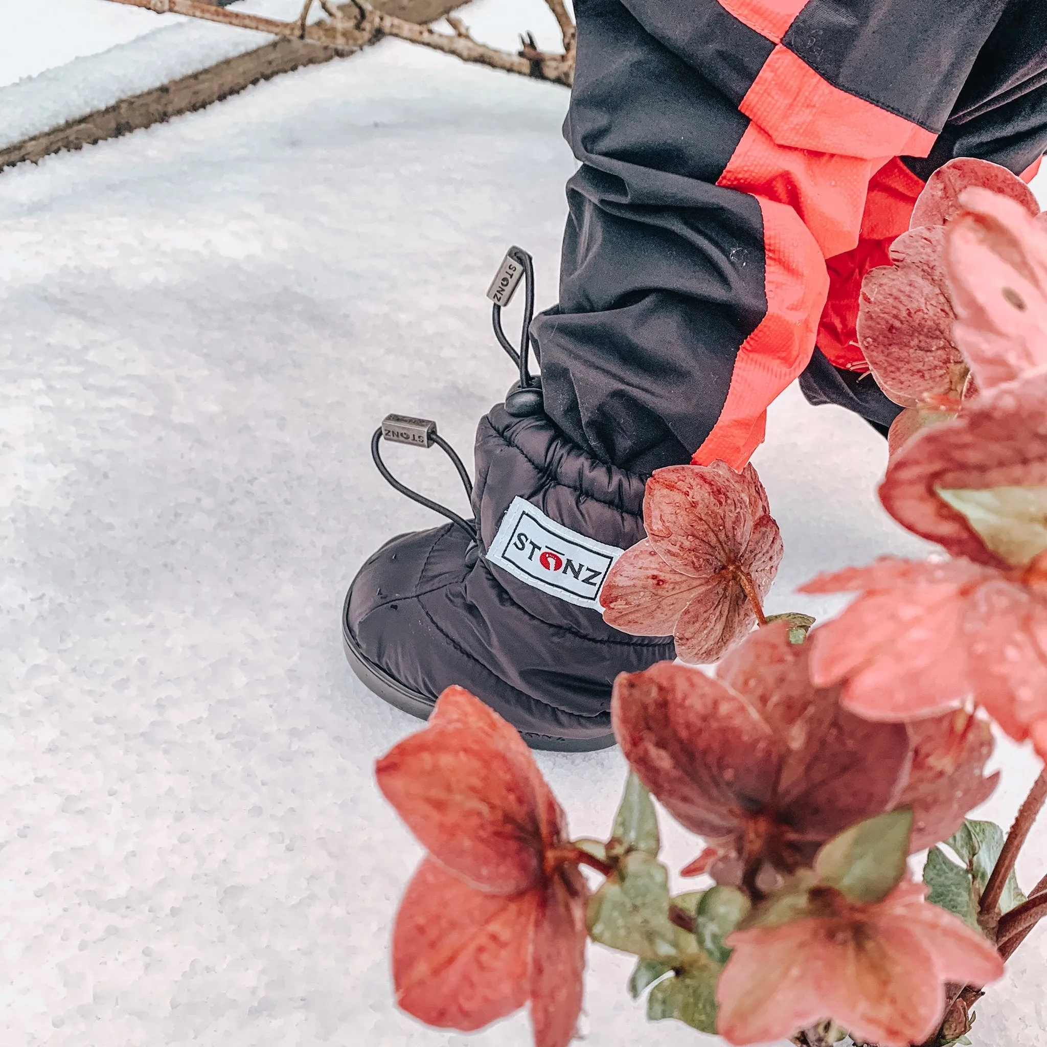 Black Toddler Puffer Boots