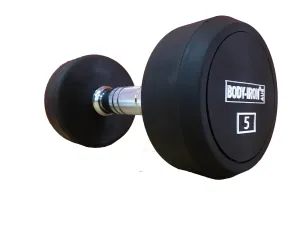 Body Iron 975kg Commercial Rubber Dumbbell Set with Optional Rack