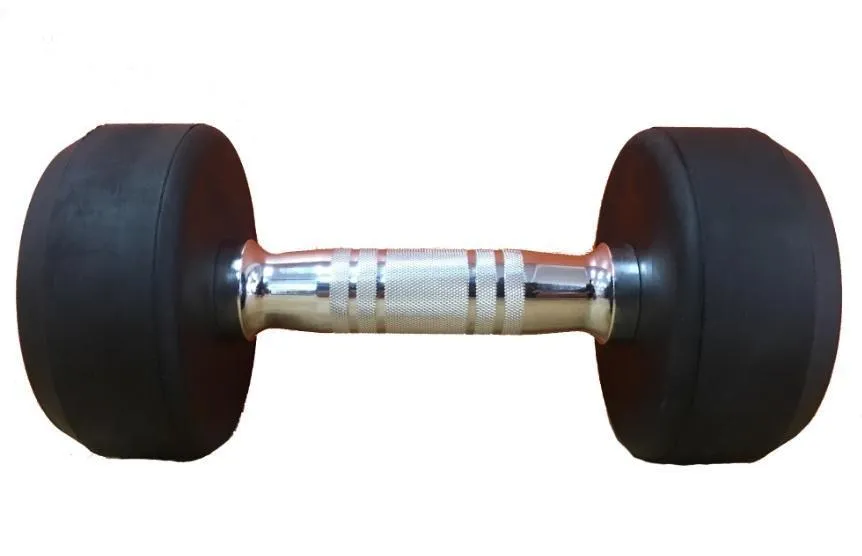 Body Iron 975kg Commercial Rubber Dumbbell Set with Optional Rack