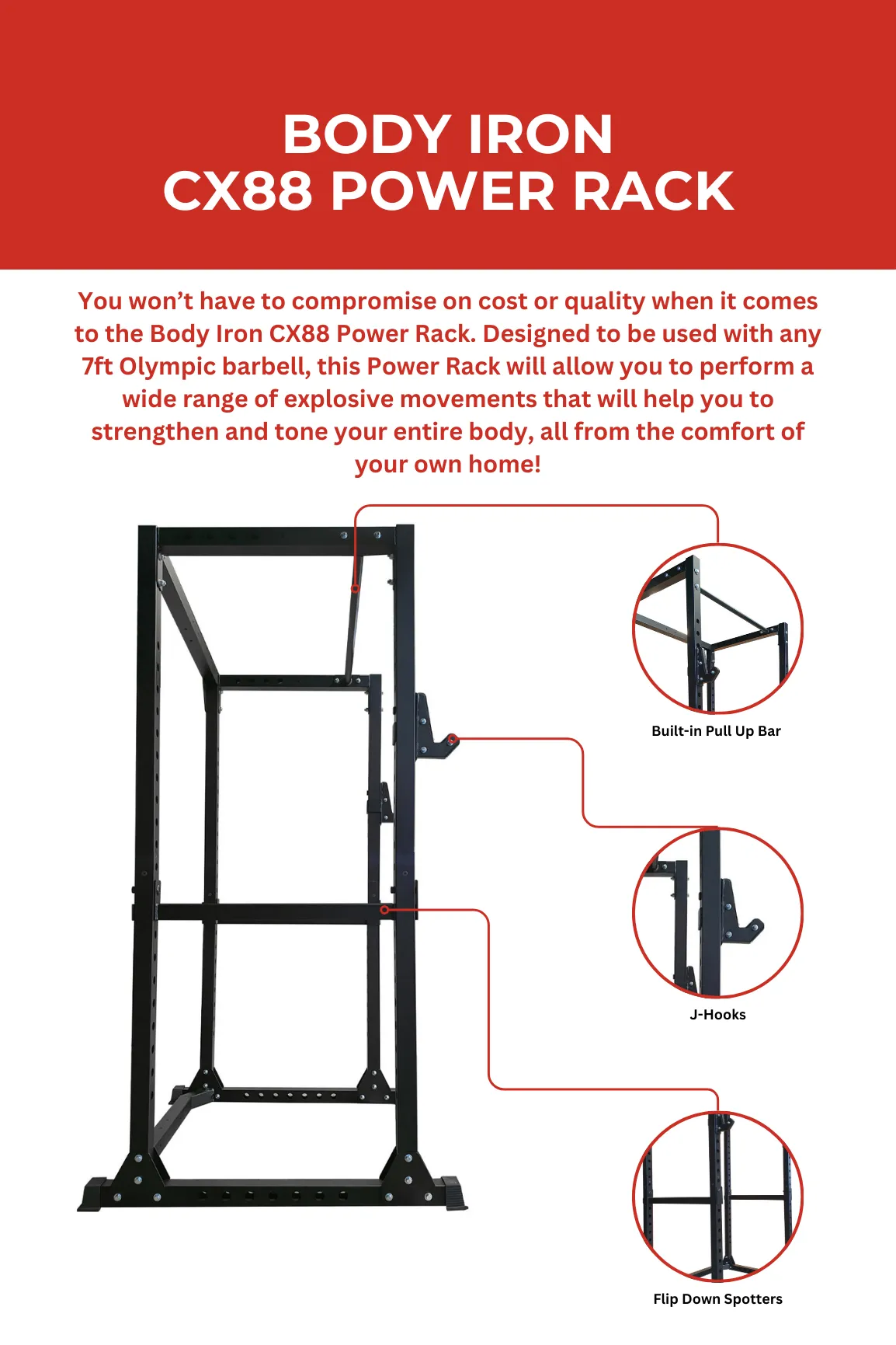 Body Iron CX88 Power Rack