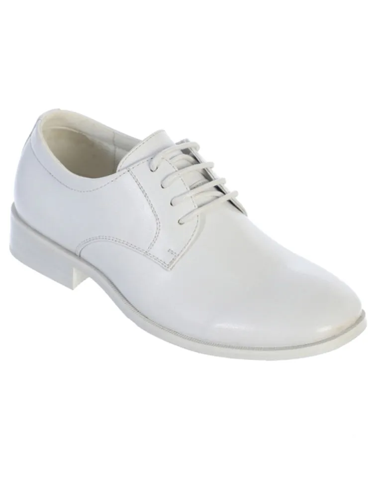 Boys Matte Patent Leather Shoes, Small Sizes, 5-8