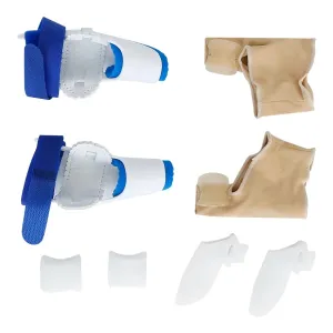 Bunion Corrector Splints Night Sleeves Kit Soft Gel Toe Separators Adjustable