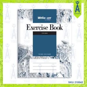 CAMPAP WRITE-ON EXERCISE BOOK F5 200P CW-2504