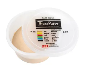 CanDo TheraPutty Exercise Putty, Tan, XX-Soft (2oz)