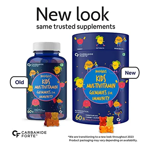 Carbamide Forte Multivitamin Gummies for Kids & Adults with Superfoods–60 Gummies