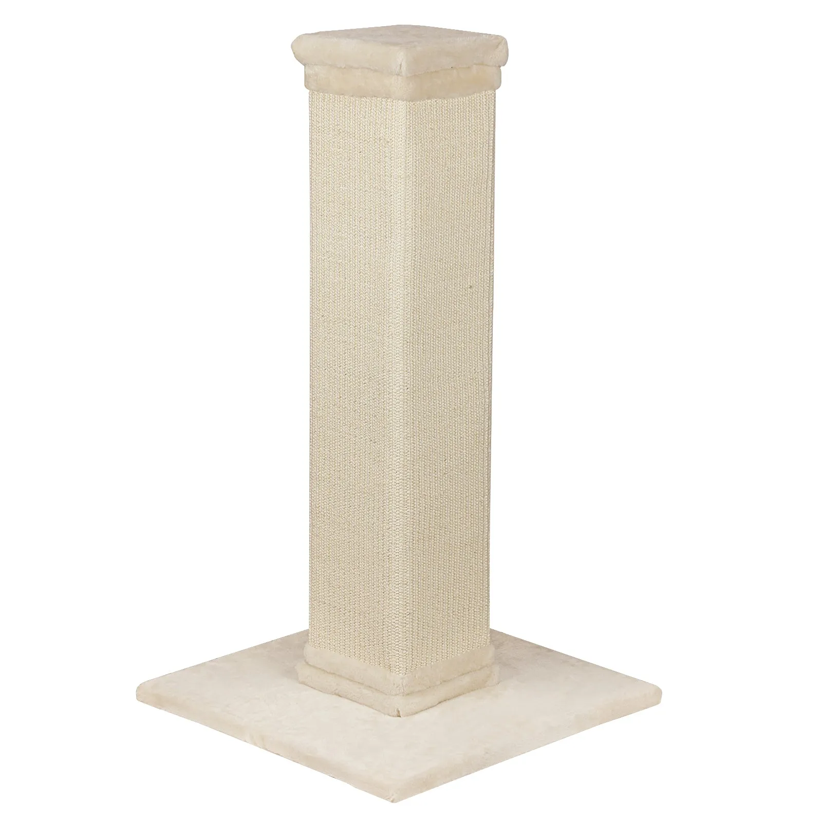 Cat Tree Scratching Post Pole Sisal Scratcher Tower Kitty Activity Stand 87cm