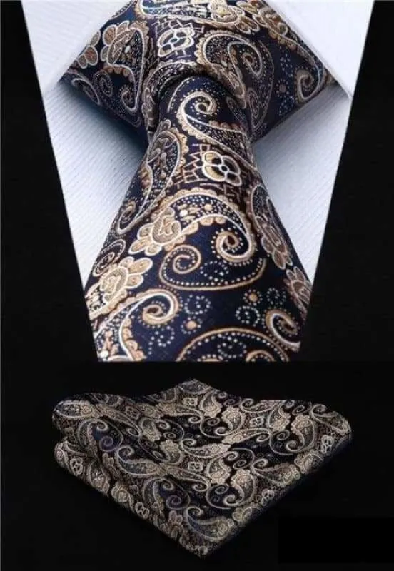 Classic Woven Silk Necktie Set