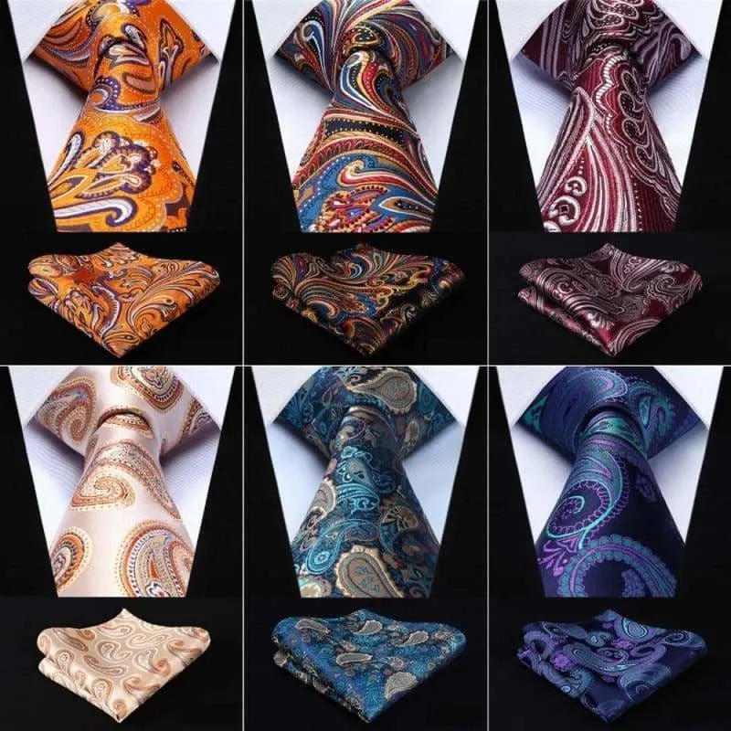 Classic Woven Silk Necktie Set