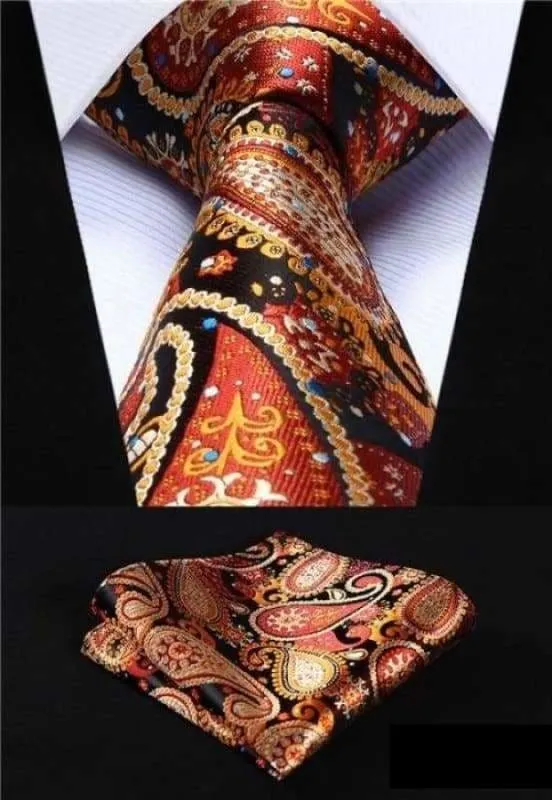 Classic Woven Silk Necktie Set